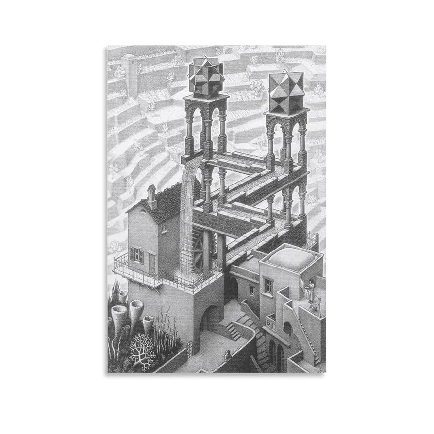 エッシャーだまし絵コレクション　5点セット 未開封 全6種コンプセット エッシャー だまし絵フィギュア